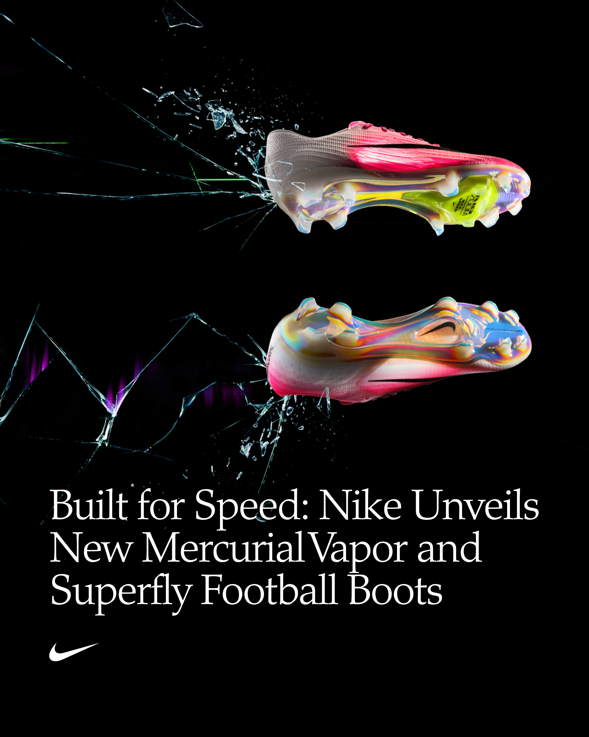 スピードを追求したデザイン：Nikeがサッカースパイクの新作