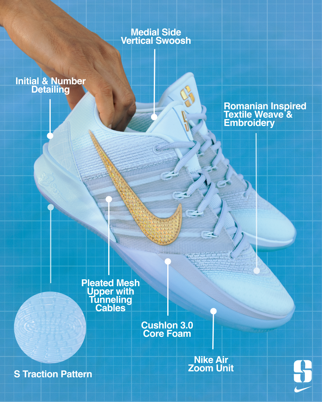 スニーカー Nike Sabrina 3 Basketball Shoes Nike and Sabrina Ionescu Innovate for All Hoopers With the