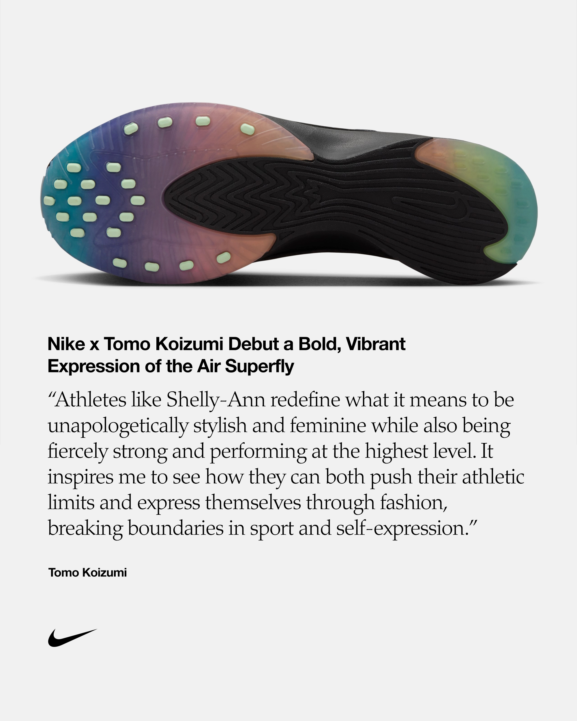 Nike x Tomo Koizumi Debut a Bold, Vibrant Expression of the