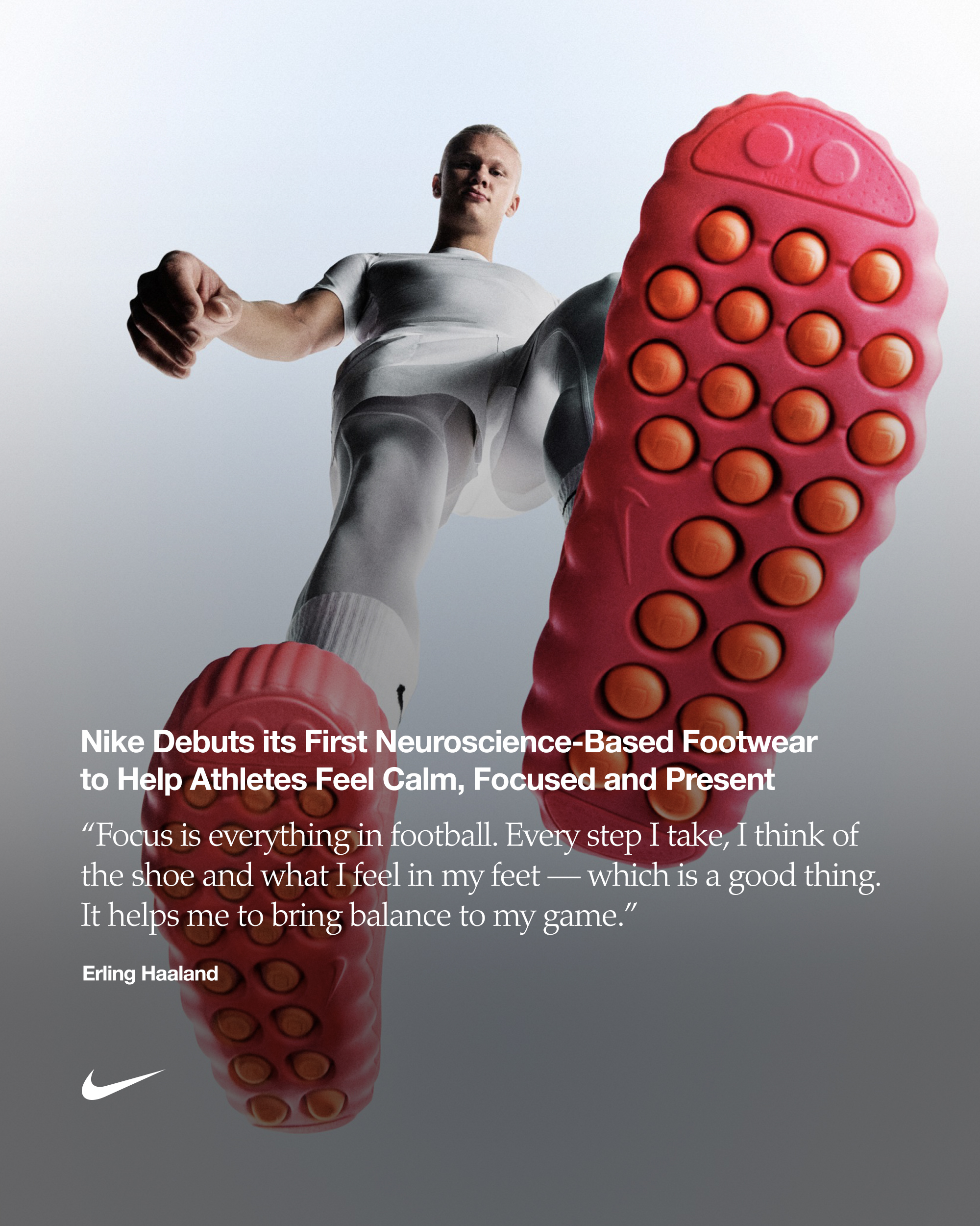 Nike、「今」を意識するための初の神経科学をベースにしたシューズを