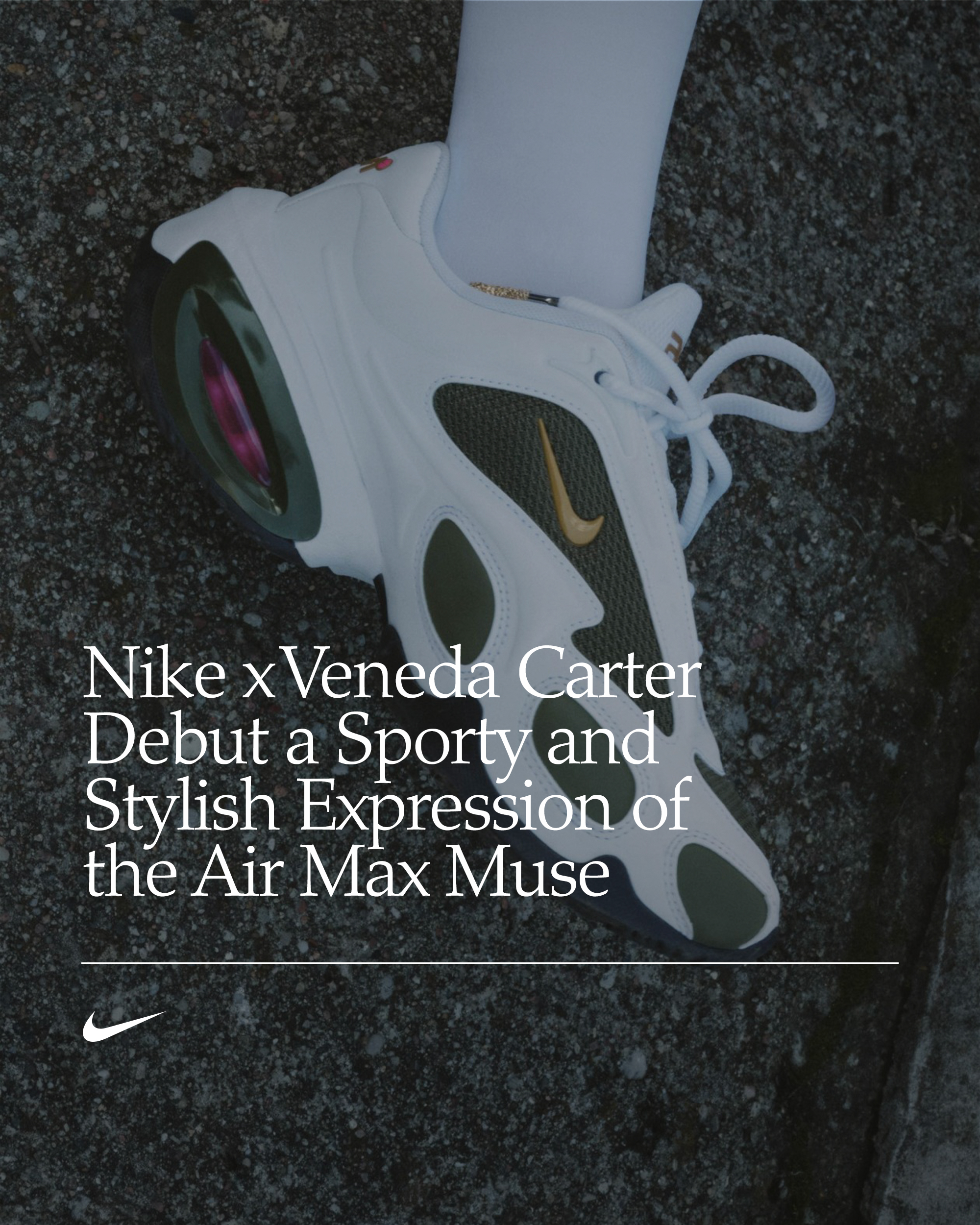 Nikeとヴェネダ・カーターとのコラボにより、スポーティーで