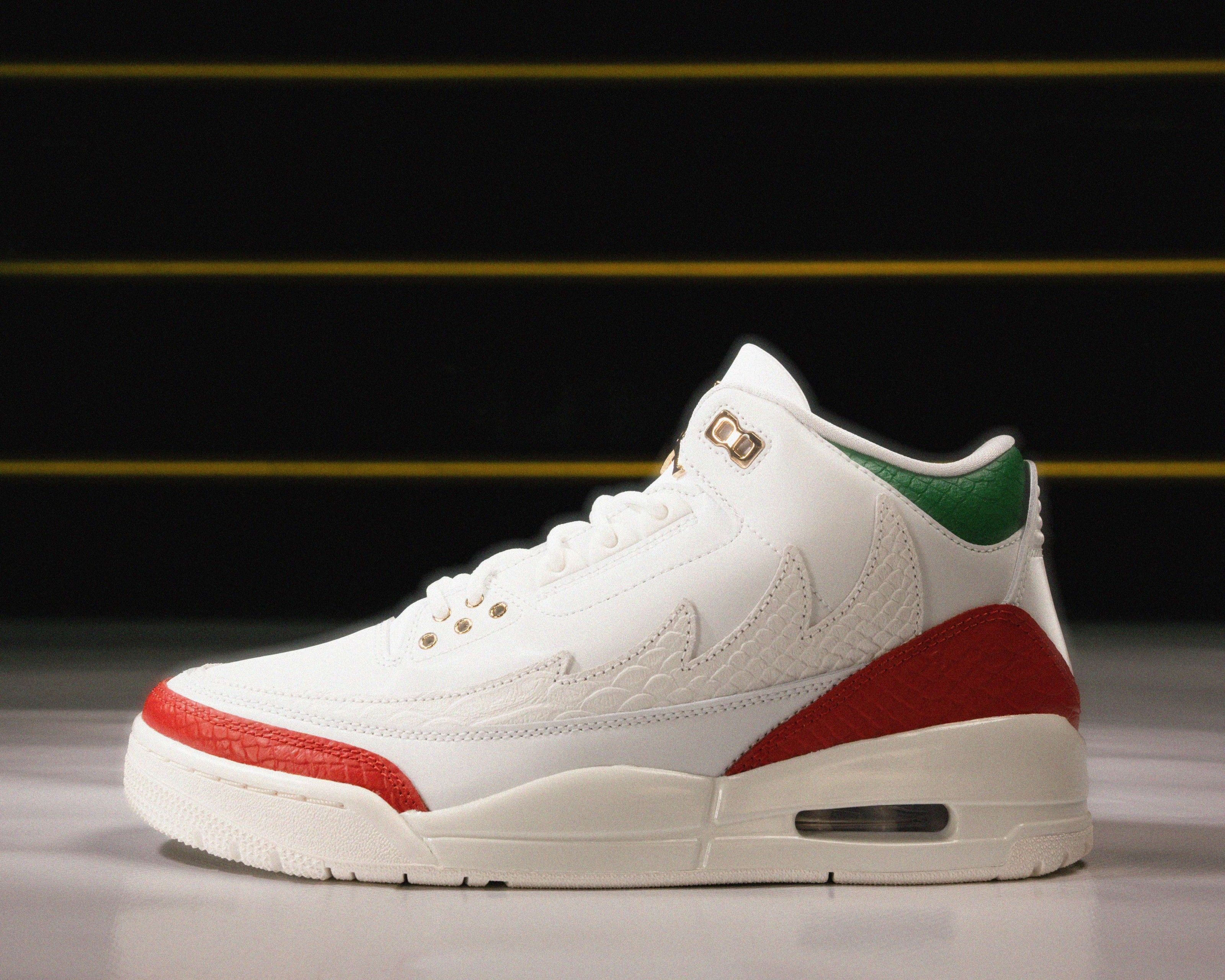 靴 Nike Air Jordan 3 Retro Mex \"El Vuelo\" Air Jordan 3 Mexico “ El Vuelo ” Review and On Foot - YouTube