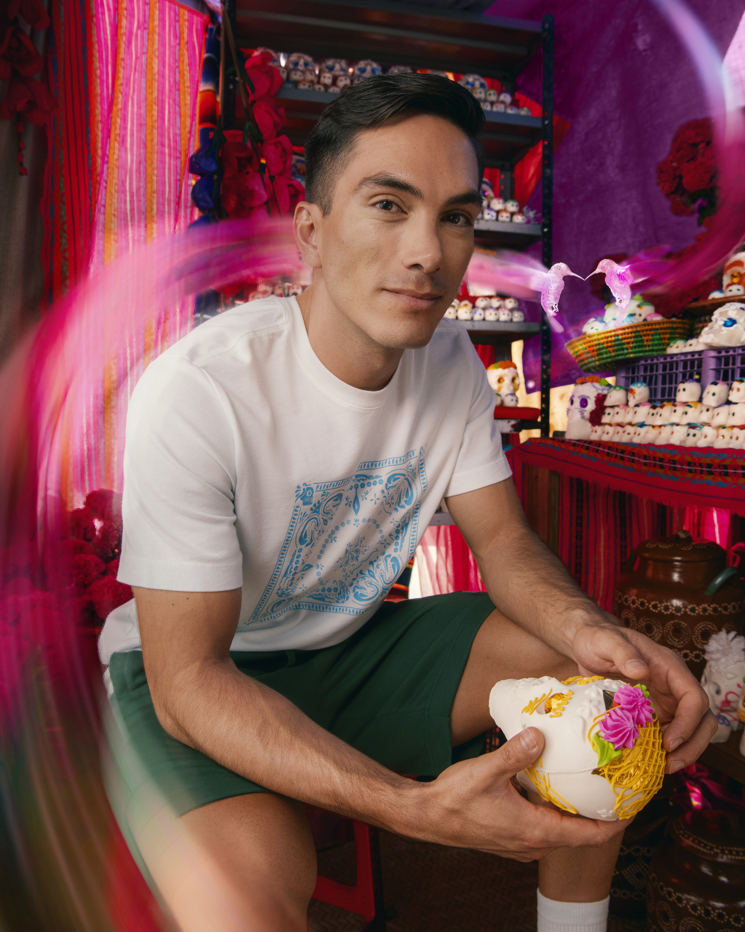 nike dia de los muertos clothing