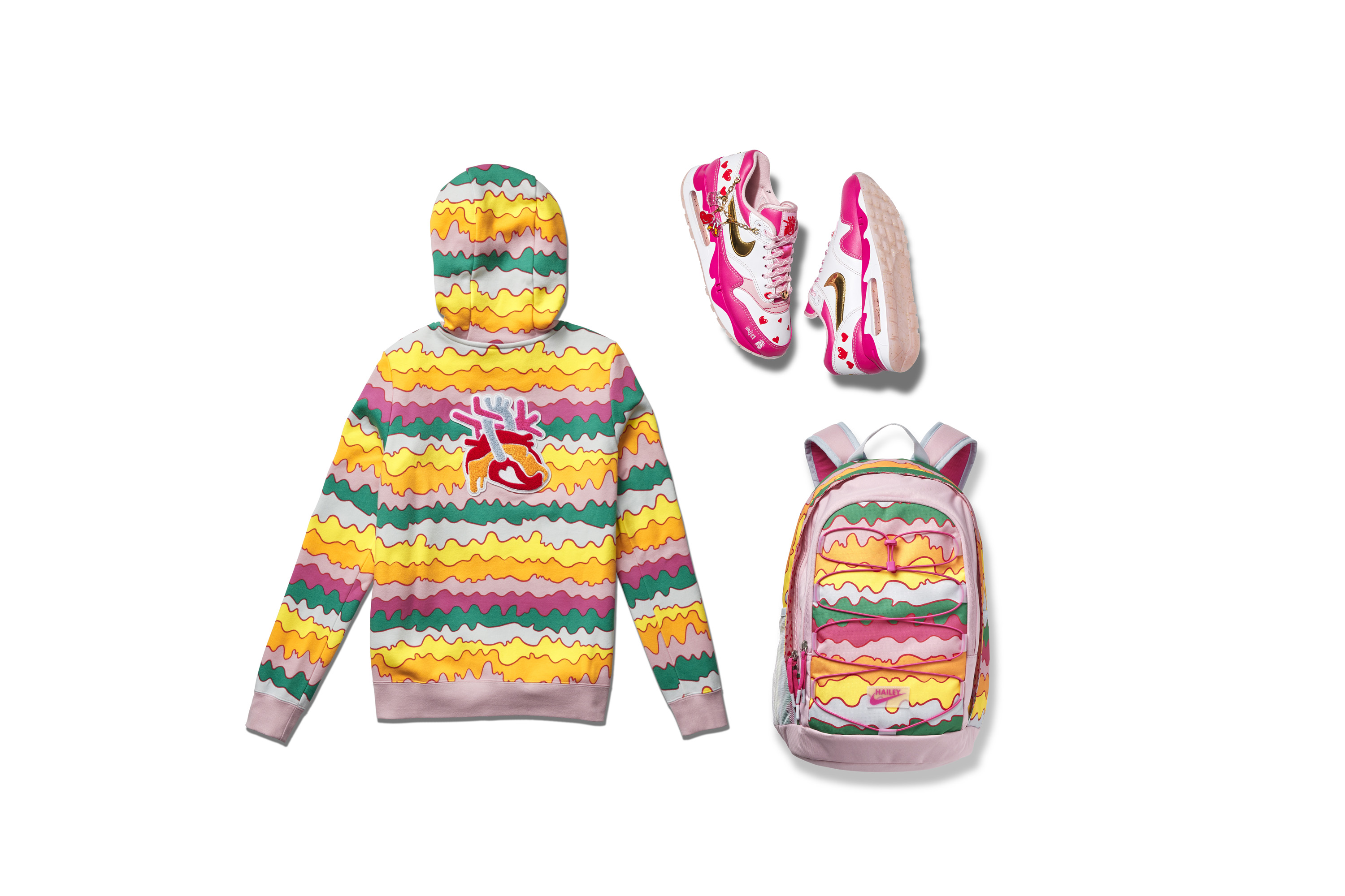 nike flex contact pink and black