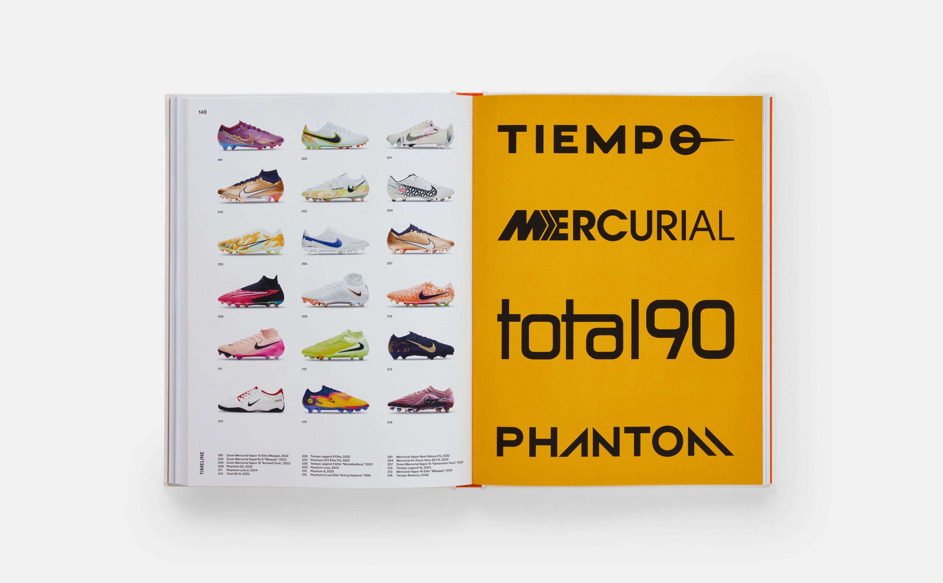 NIKE 大型本 PHAIDON NikeとPhaidon Press、Nike Footballのスパイクの歴史を新たな視点で