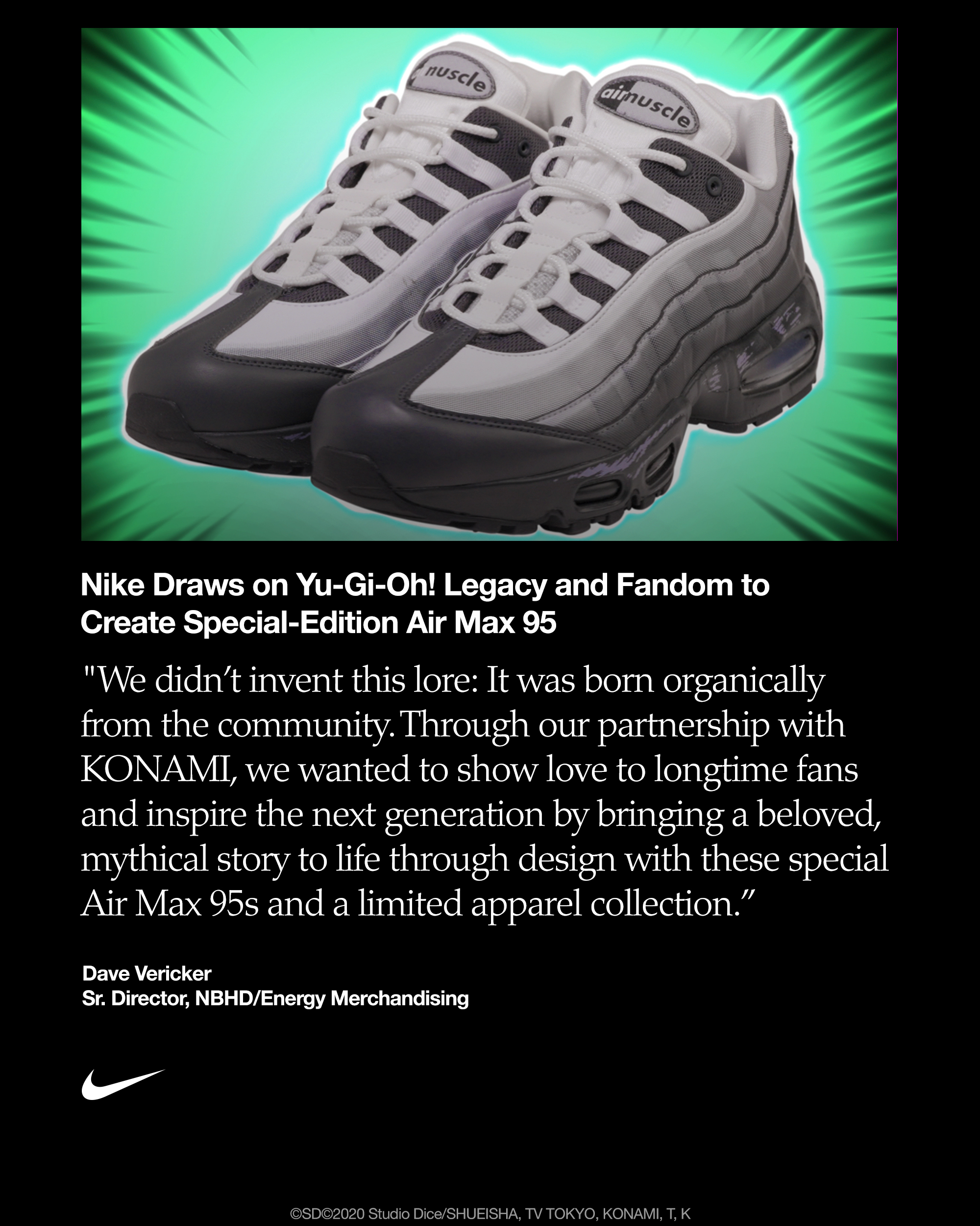 Nike Air Max 95 フィギュア Nike Brings Yu-Gi-Oh! to Life with Special-Edition Air Max 95