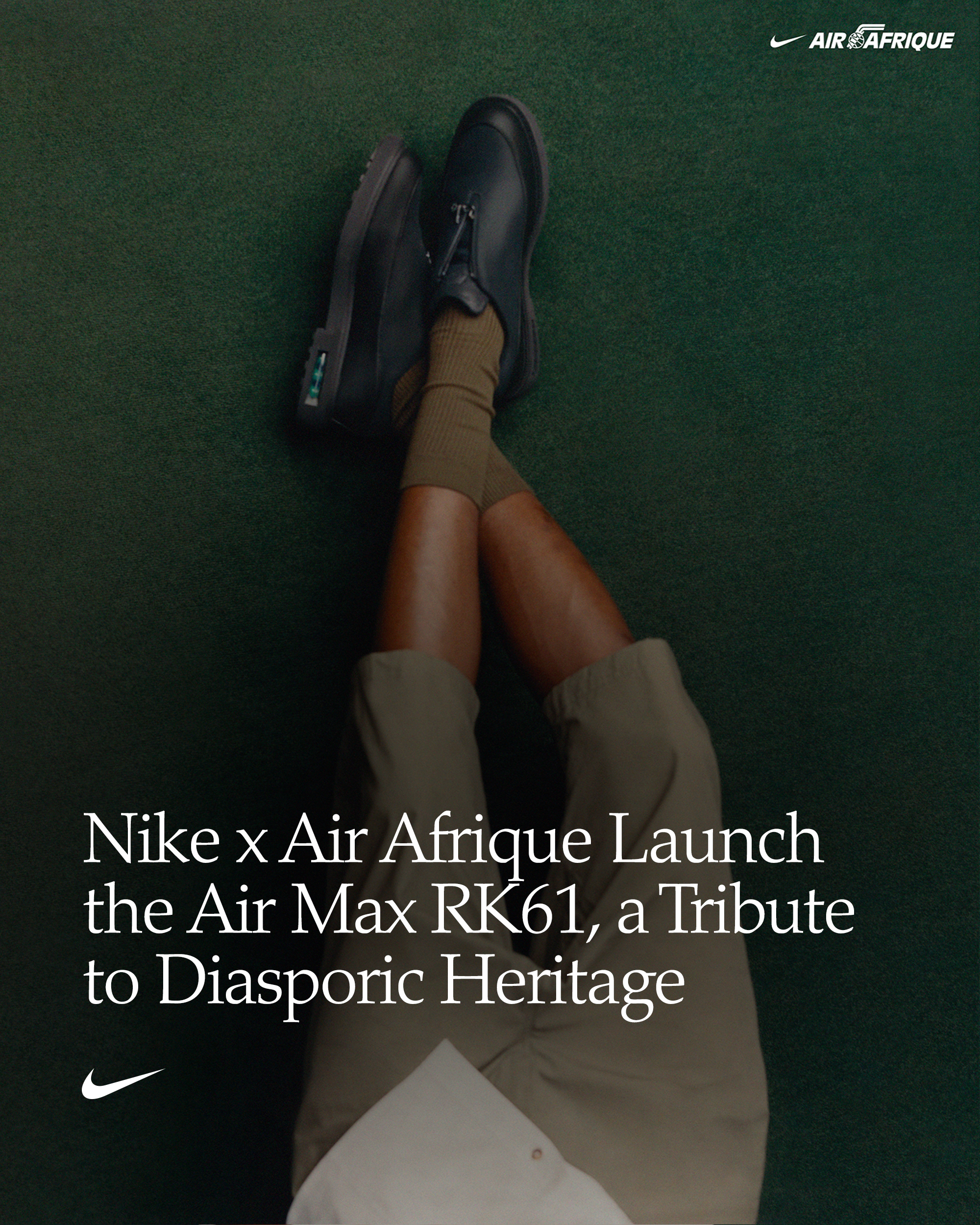 Air Afrique × Nike Air Max RK61 Black Air Max RK61 x Air Afrique 'Black' (HQ6416-001) release date