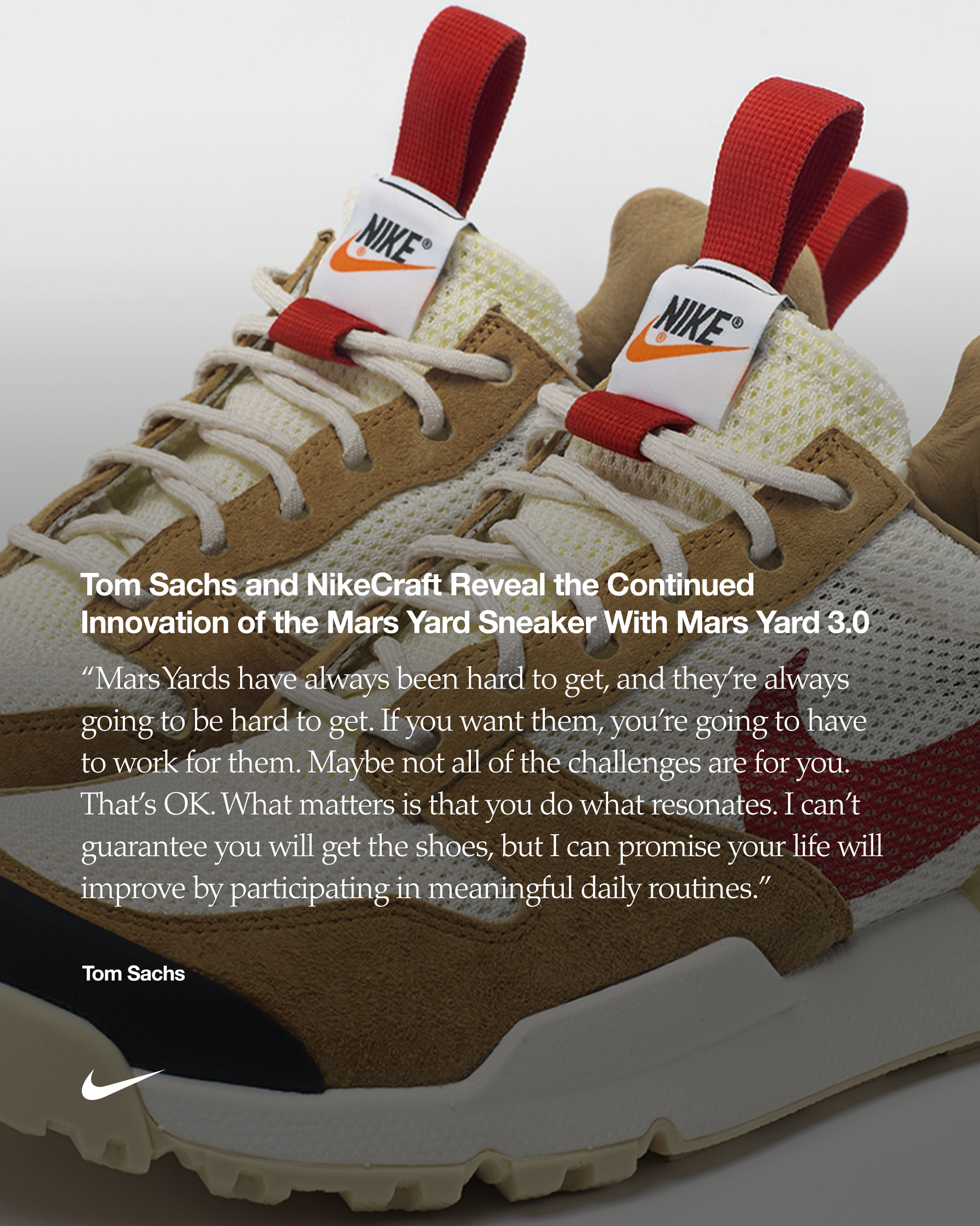 Tom Sachs and NikeCraft Reveal the Continued Innovation of