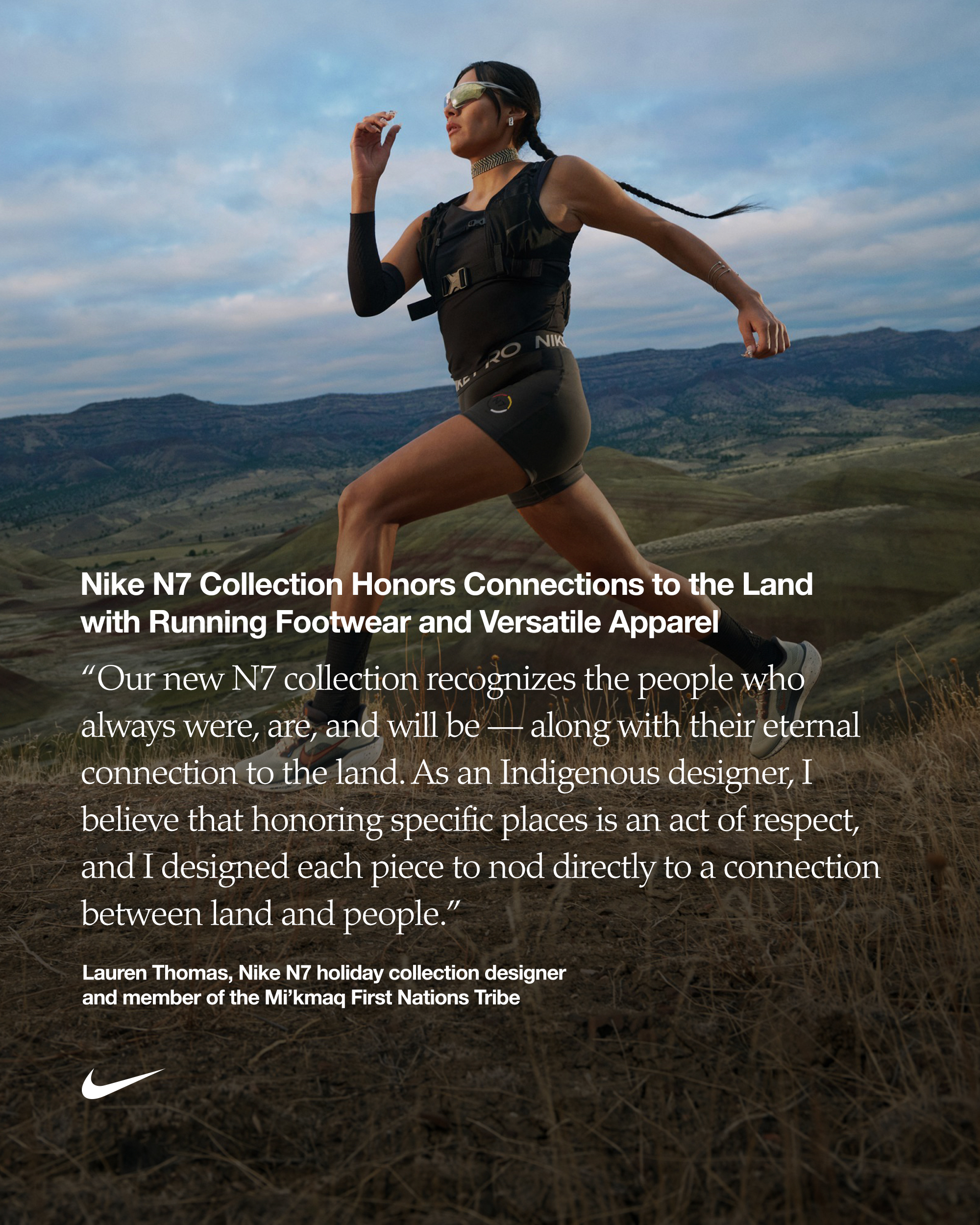 Nike N7 Collection Honors Connections to the Land with Running