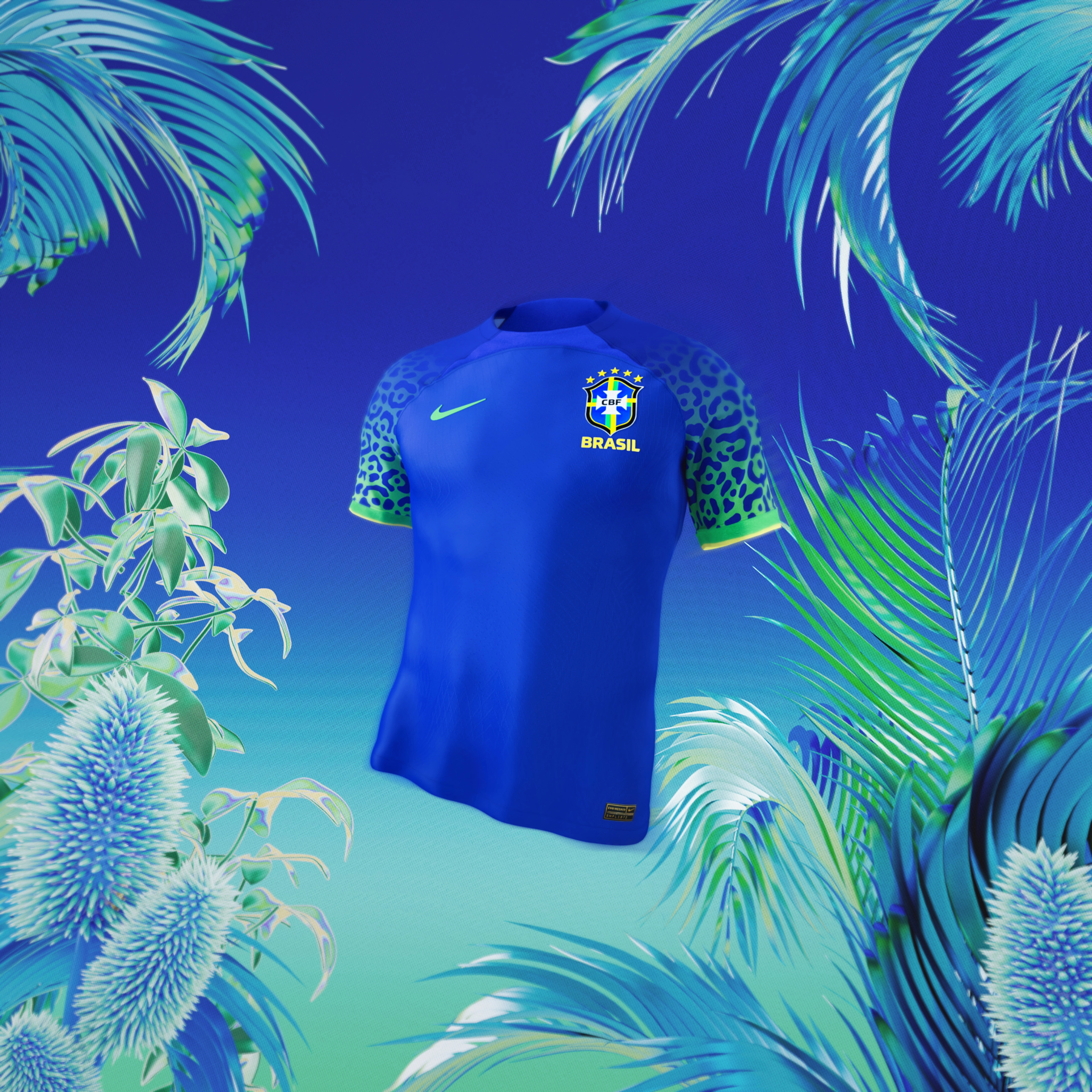 Nike 2022 National Team Football Kits Collections Brazil Away