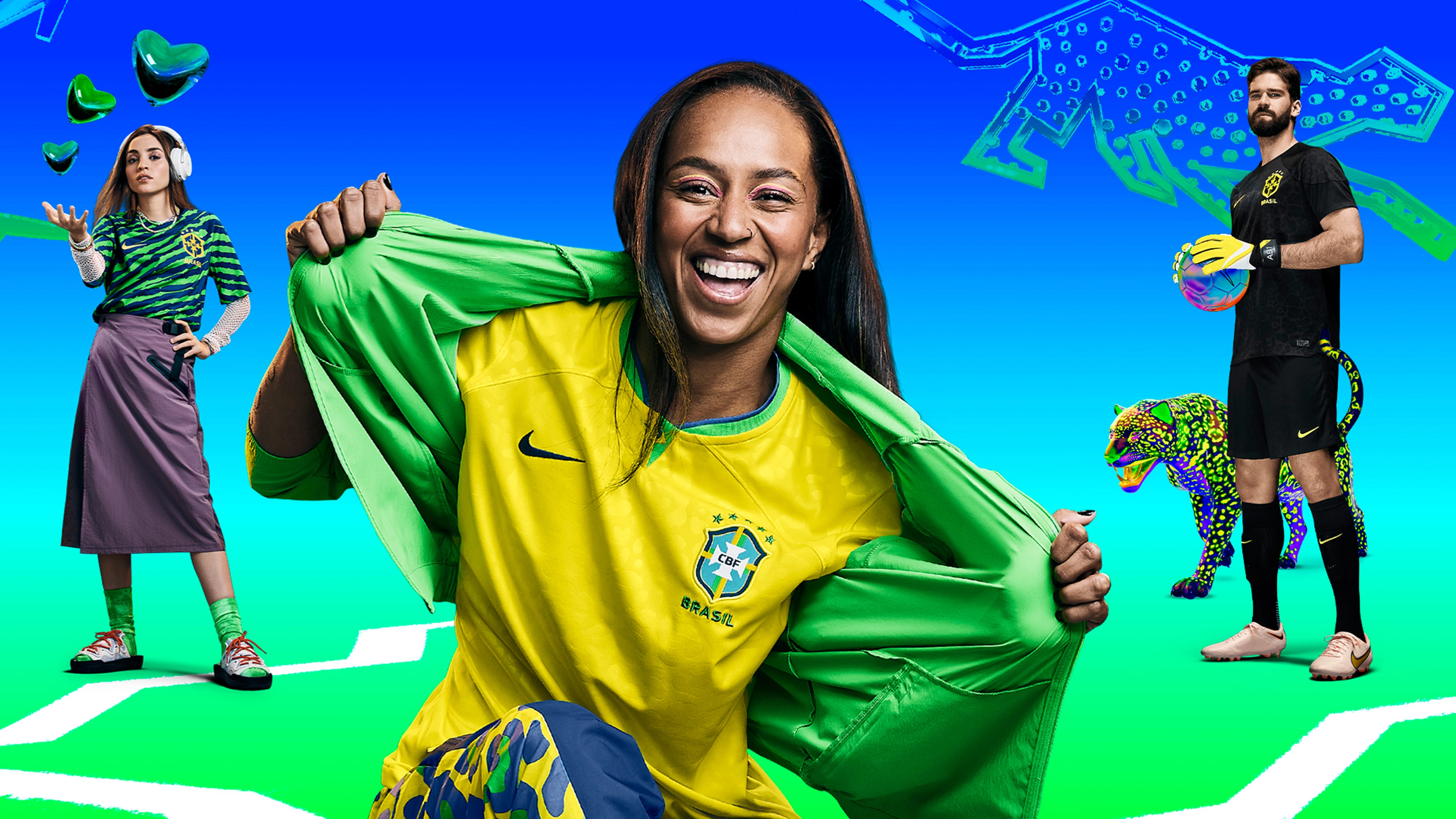 Nike 2022 National Team Football Kits Collections Brazil Hero 2