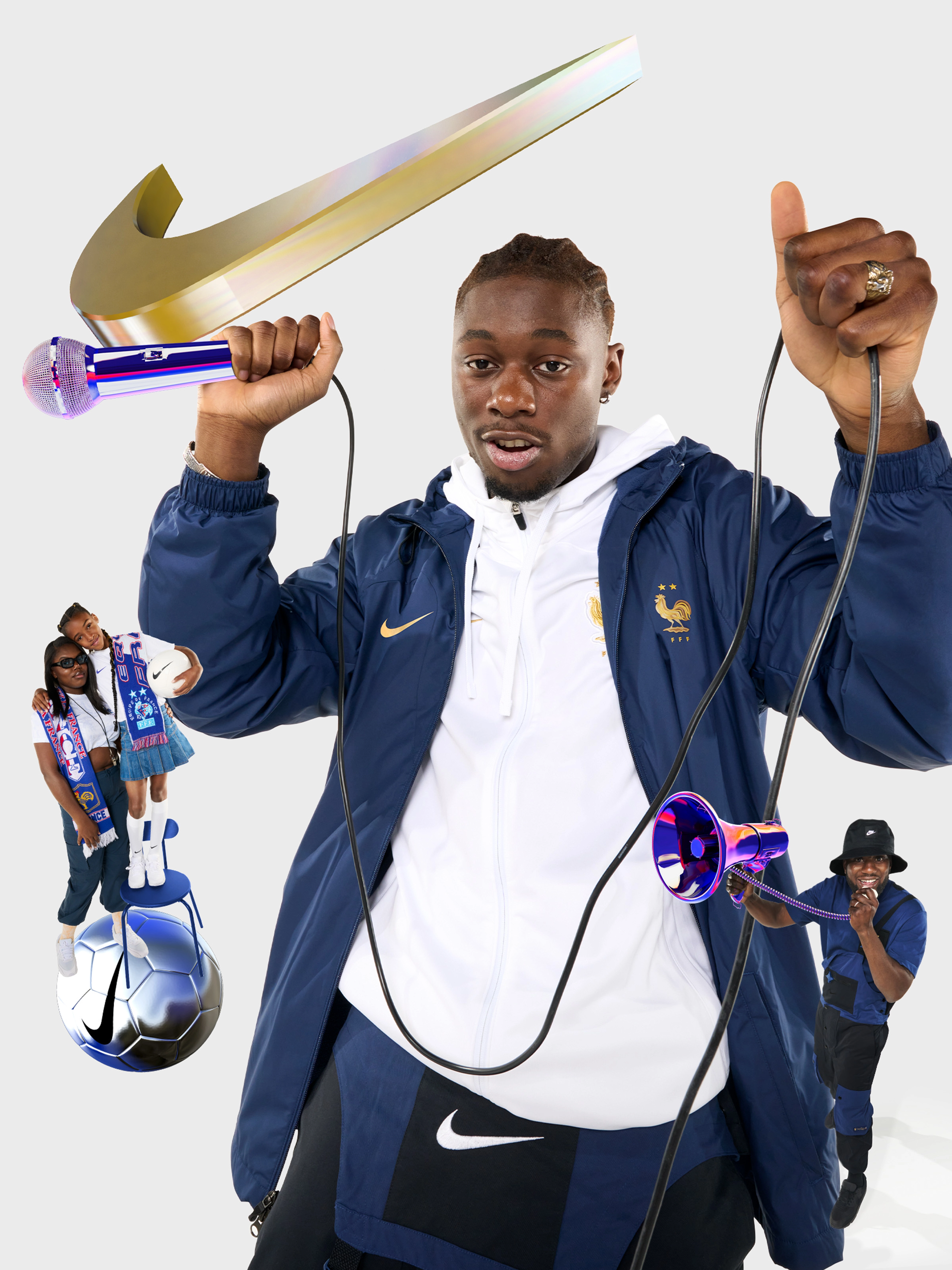 Nike 2022 National Team Football Kits Collections France Lifestyle Hero