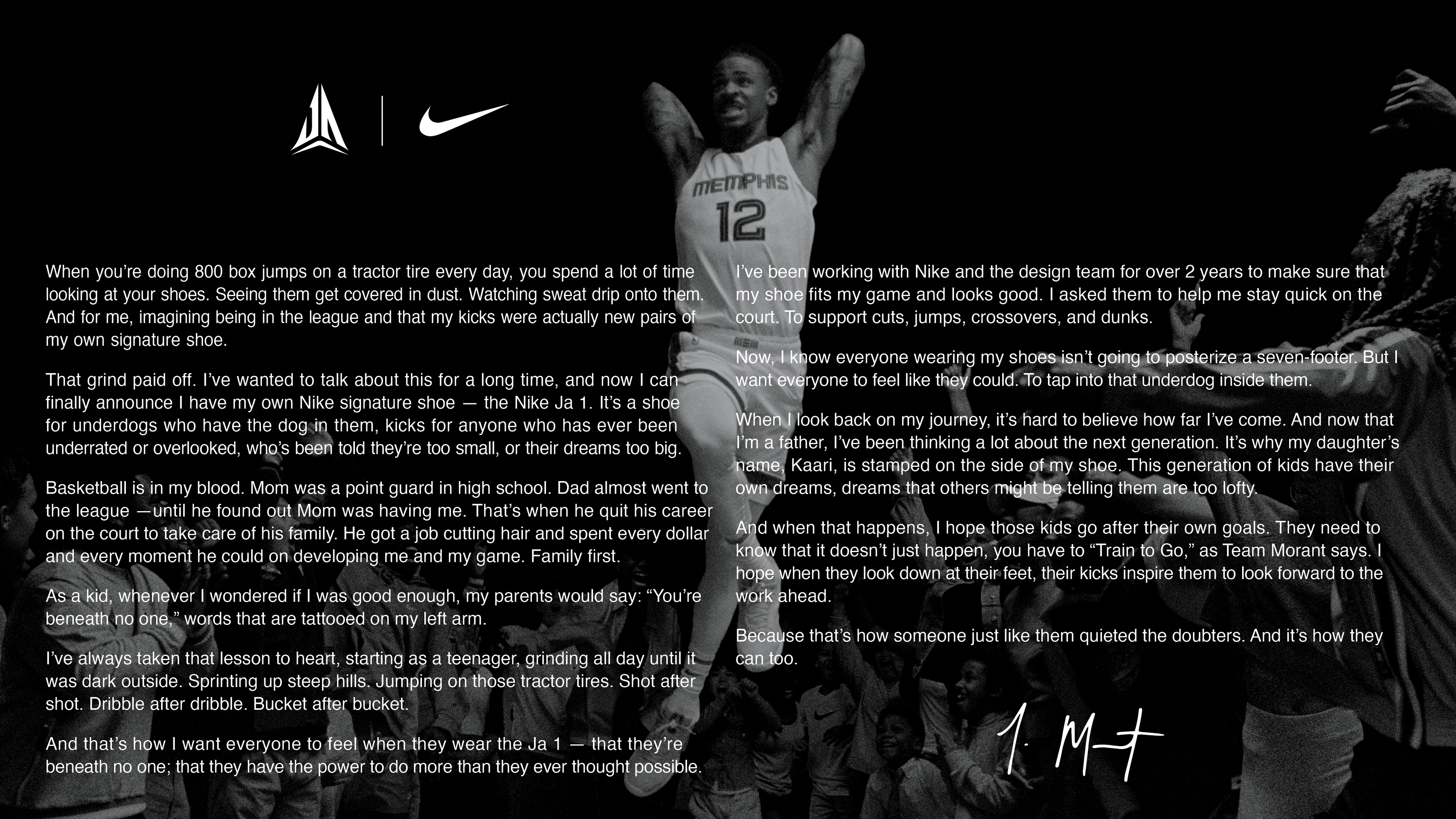 Jamorant Letter 16x9