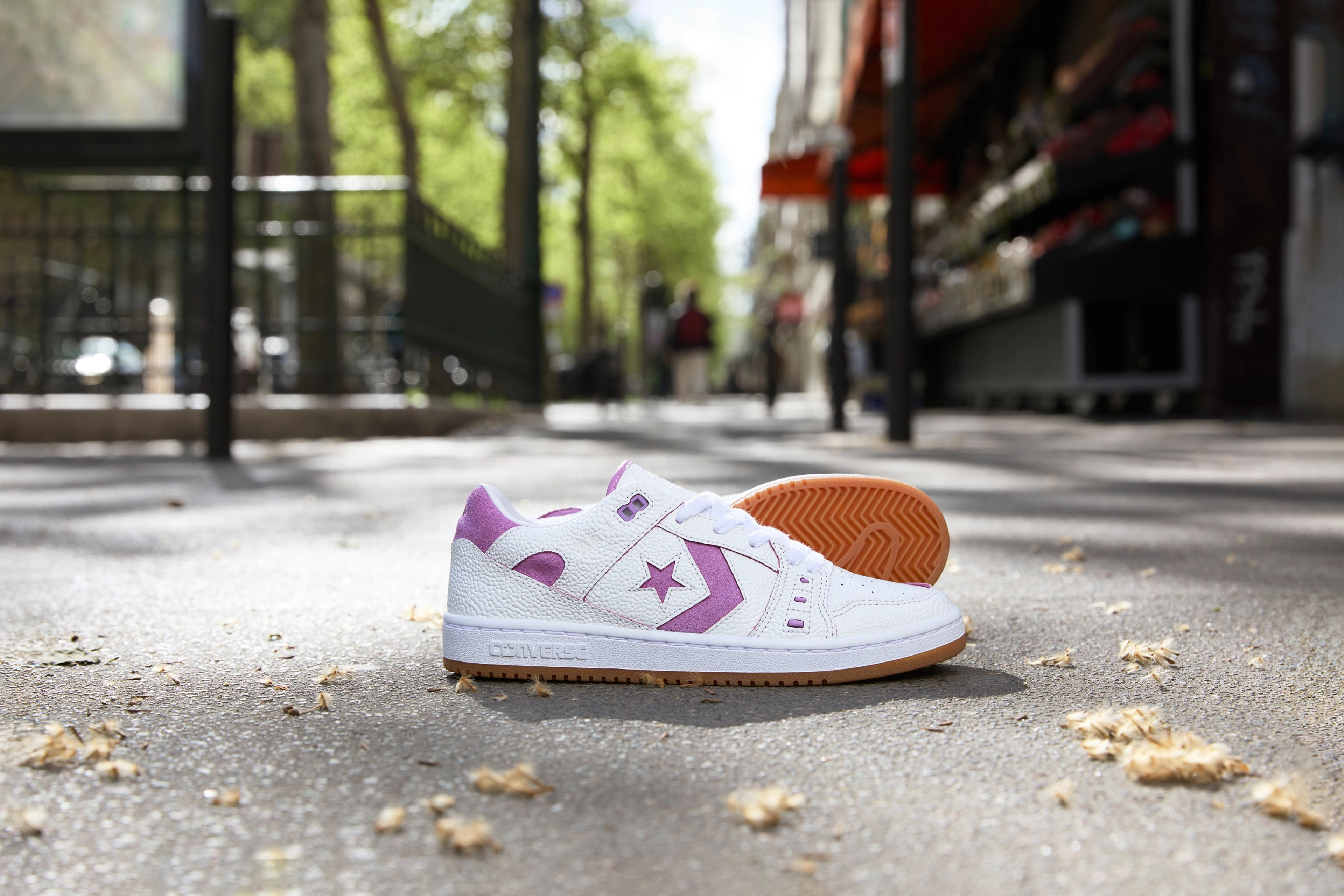 Right side view of the Converse CONS AS-1 Pro in purple