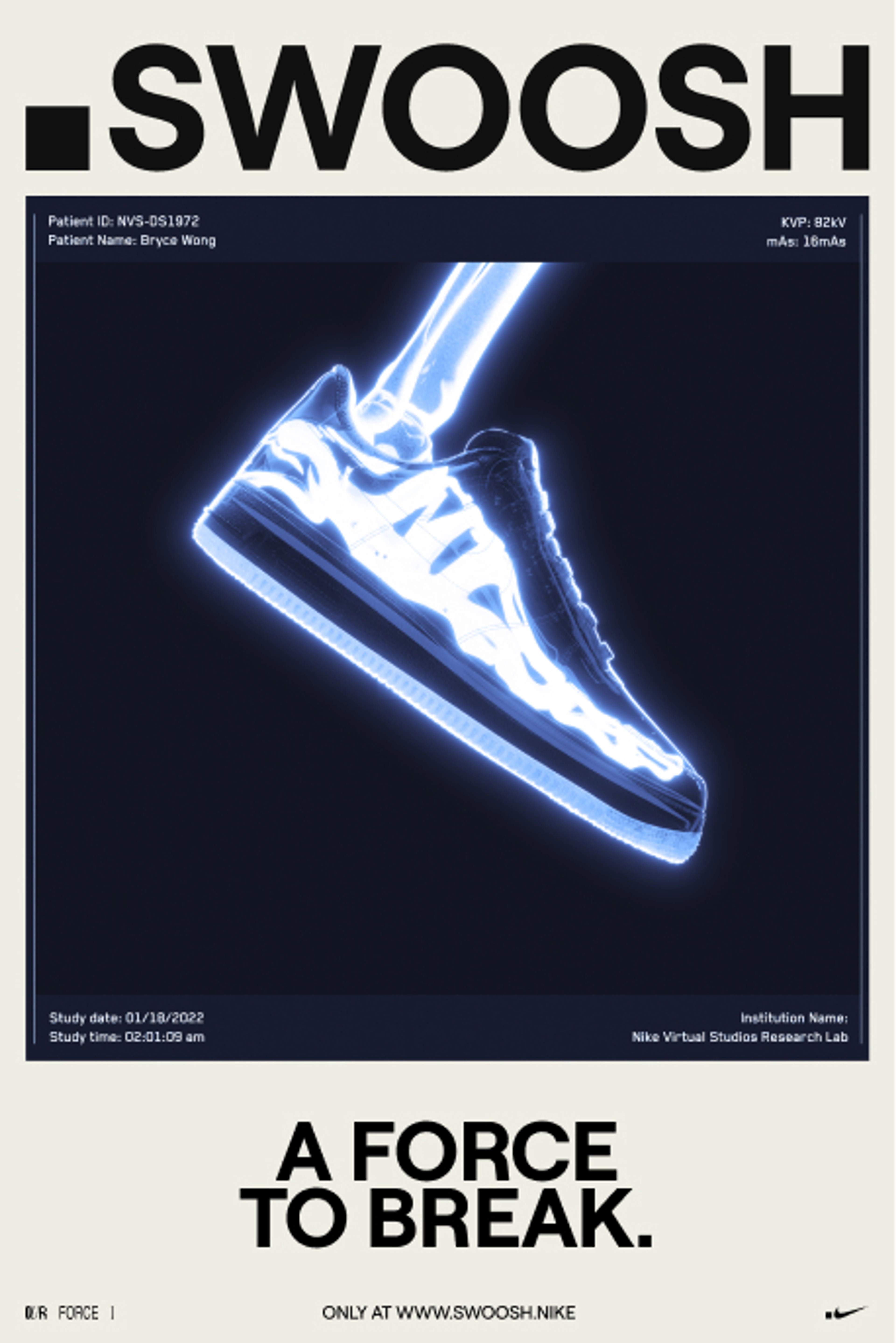 Our Force 1 Poster Skeleton