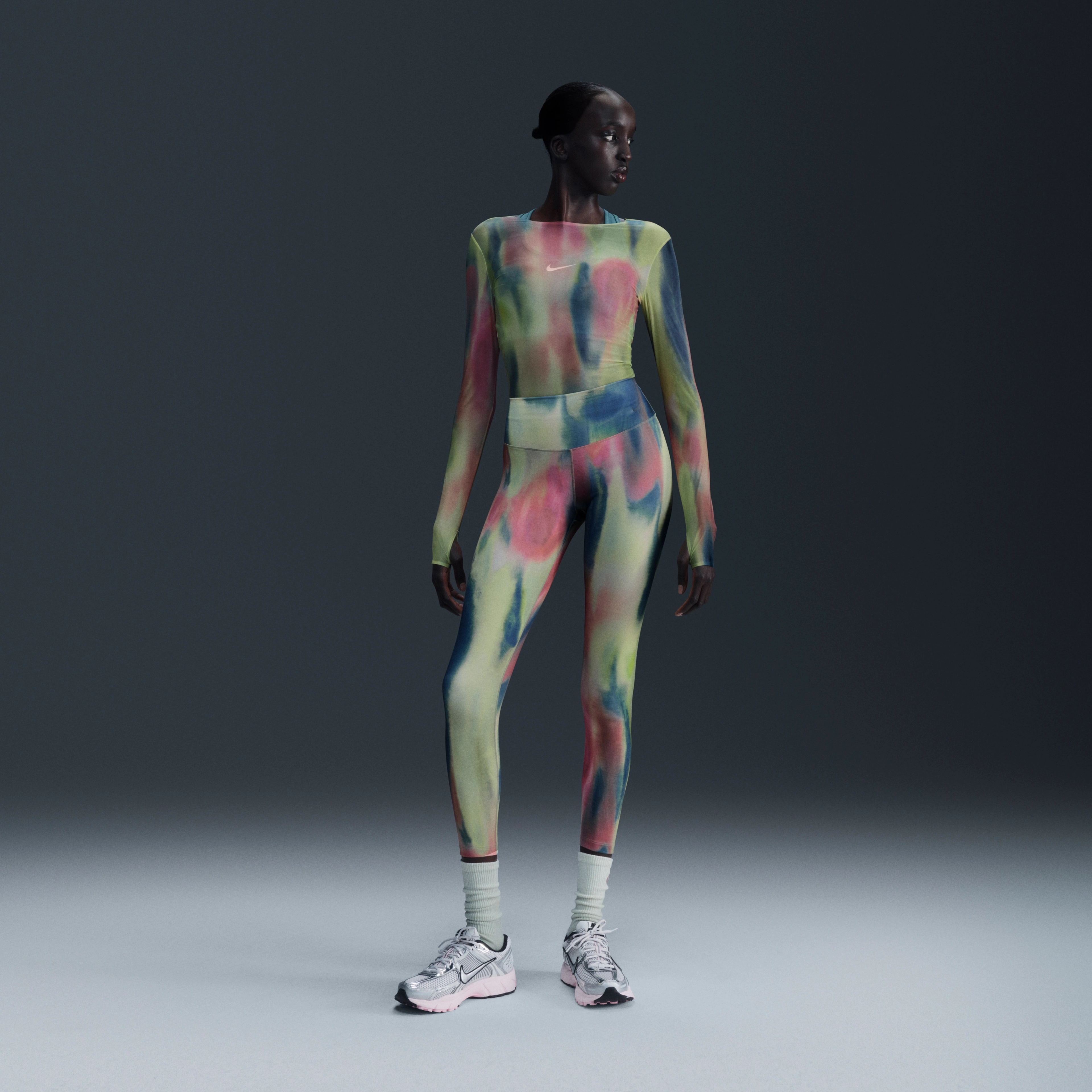 Top and leggings from the Nike Artist Collection.