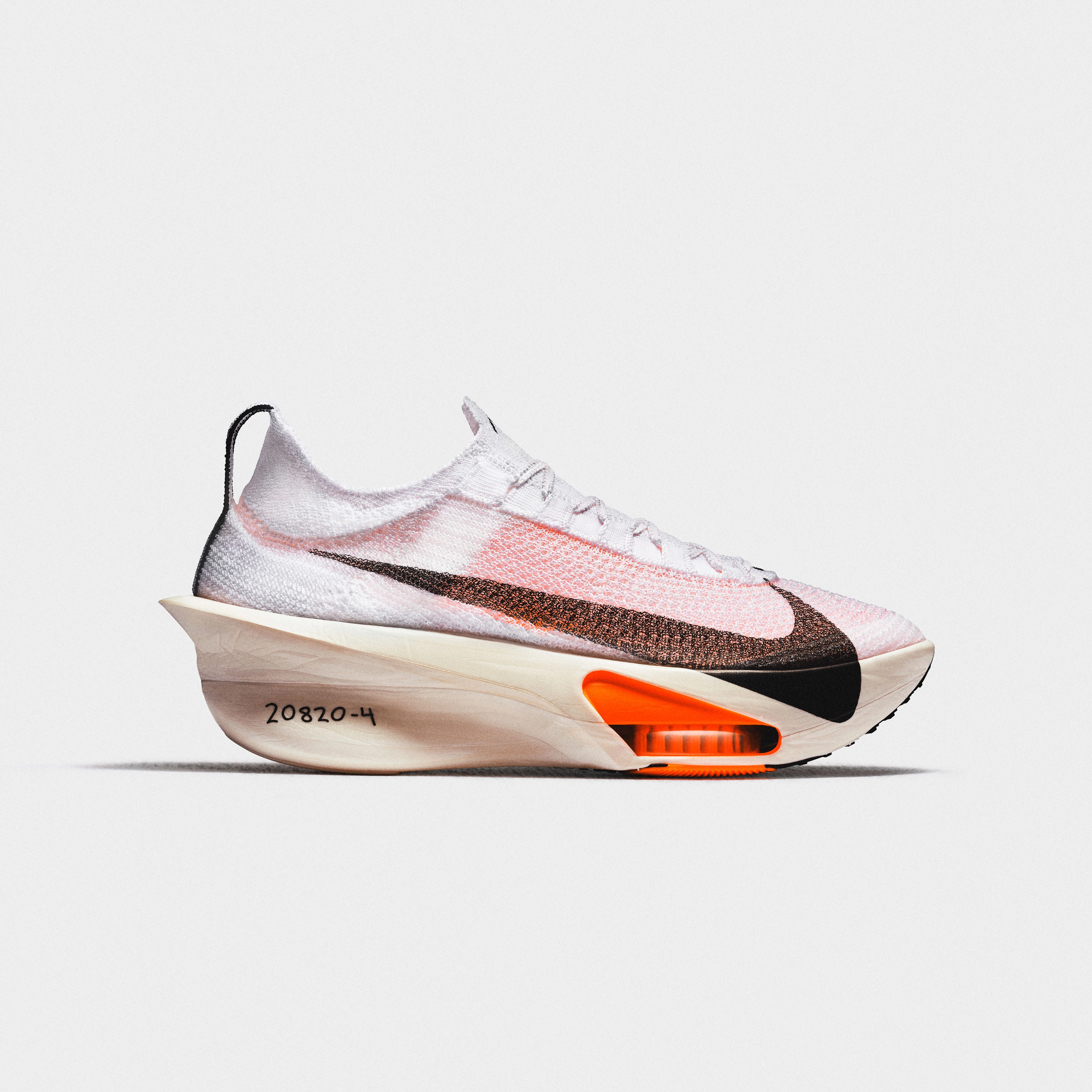 Right view of the Nike Alphafly 3 in the prototype color way.
