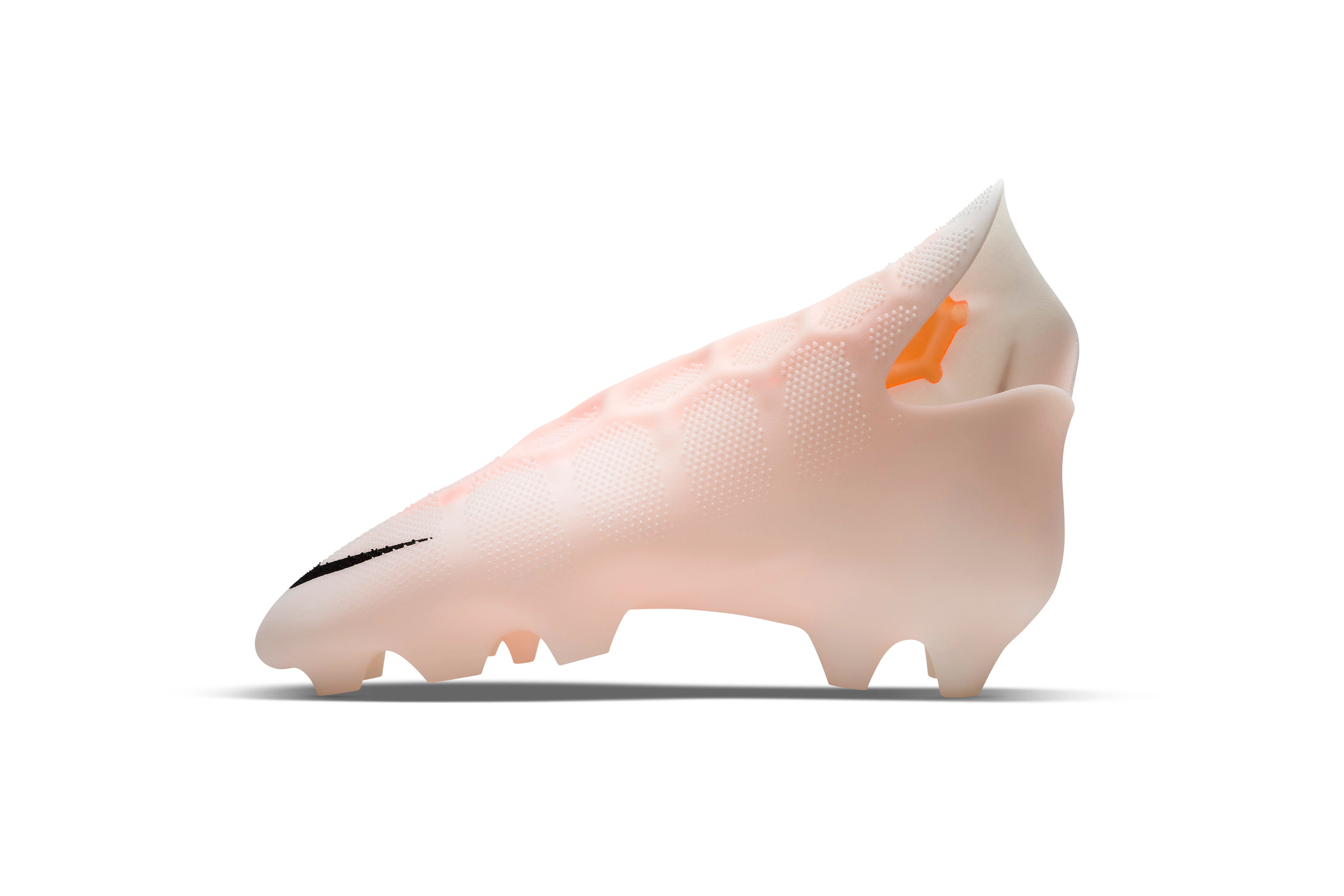 Left view of shoe concept in white for Erling Haaland.