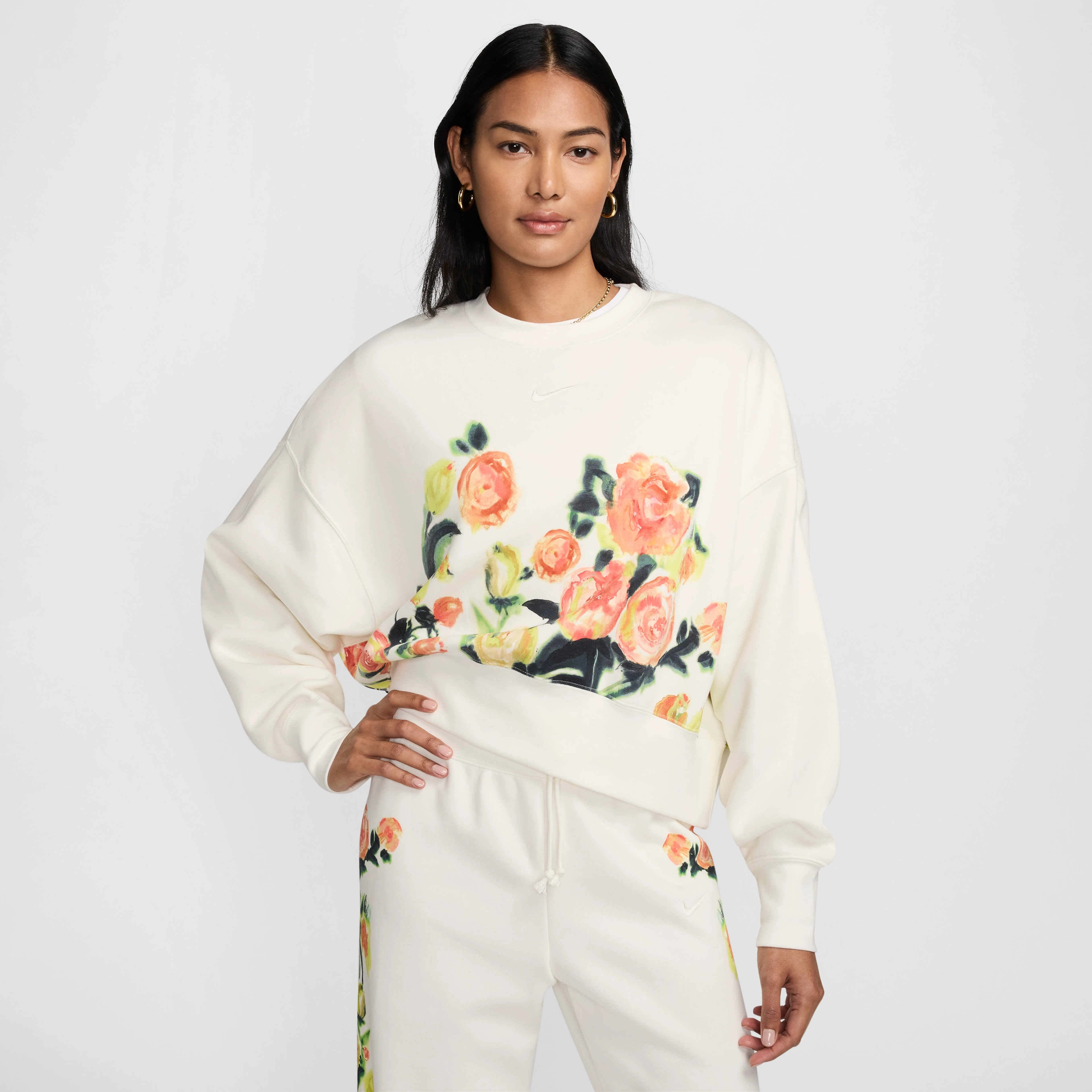 Phoenix Fleece top from the Nike's new Fall 2024 Artist Collection capsule.